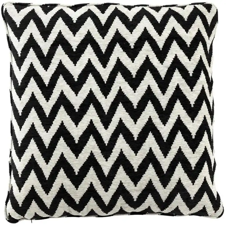 Wochenendangebot Casa Padrino decorativa almohada de lujo negro / beige 75 x H. 75 cm - Colección de Diseño