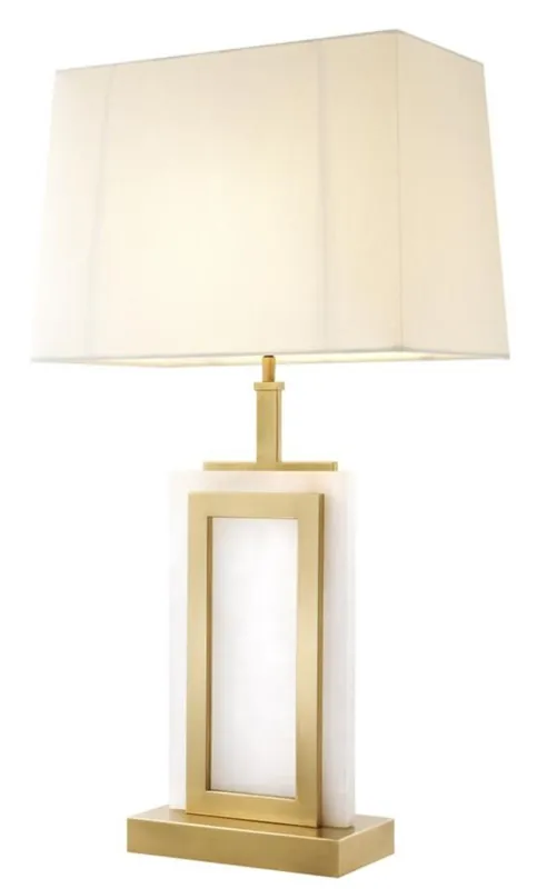 Solange Der Vorrat Reicht Casa Padrino lámpara de mesa de lujo 23,5 x 41 x H. 77,5 cm - lámpara de diseño