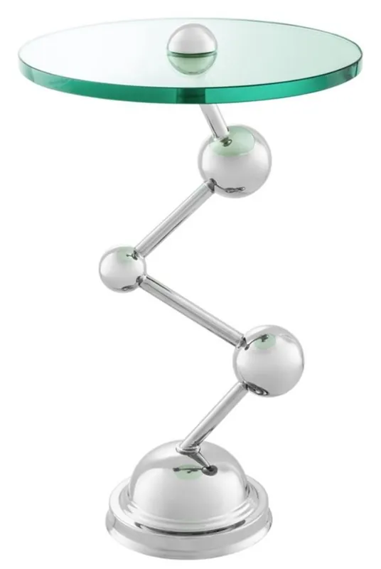 Angebot Casa Padrino mesa auxiliar de lujo plata 40 x H. 65 cm - edición limitada