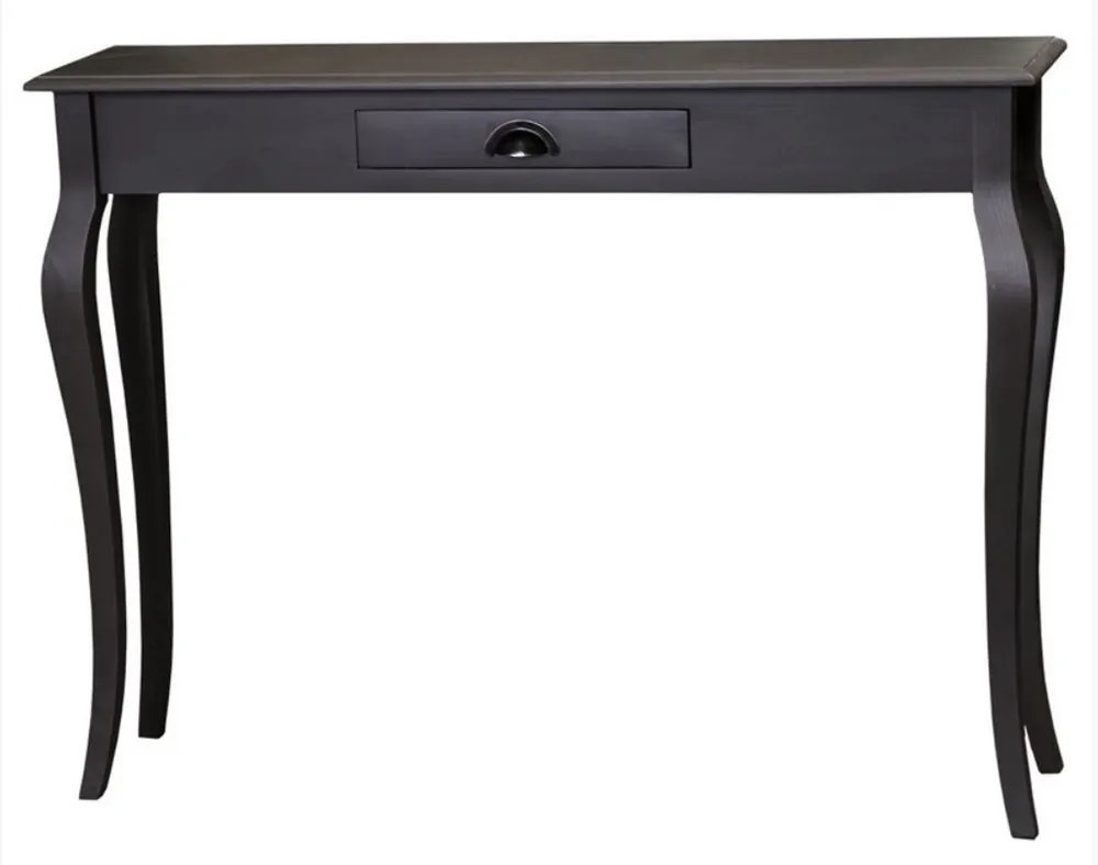 Casa Padrino consola de baño con cajón en color negro 120 x 30 x H. 90 cm - Mueble Art Nouveau Rabatt