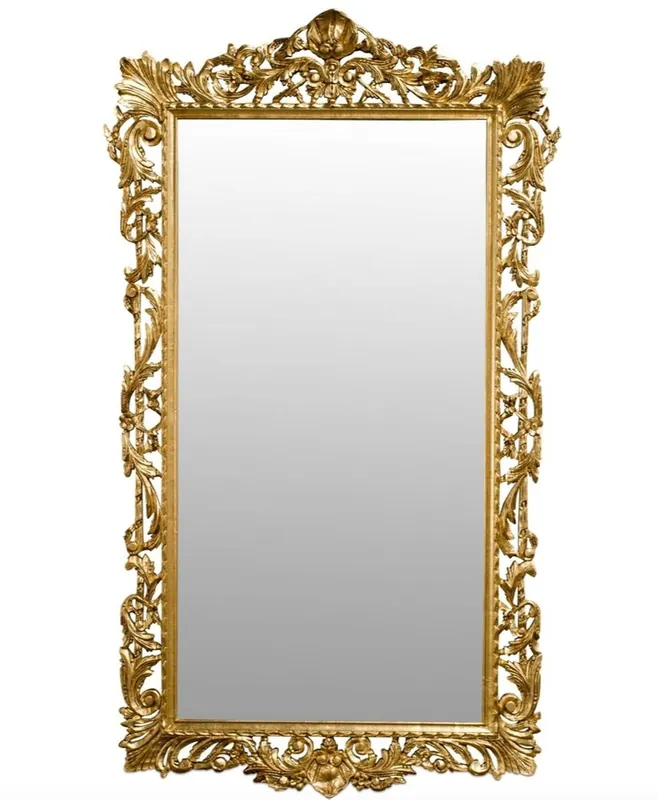 Casa Padrino espejo barroco dorado 110 x H. 195 cm - Espejo de Pared de Estilo Antiguo Preisknaller