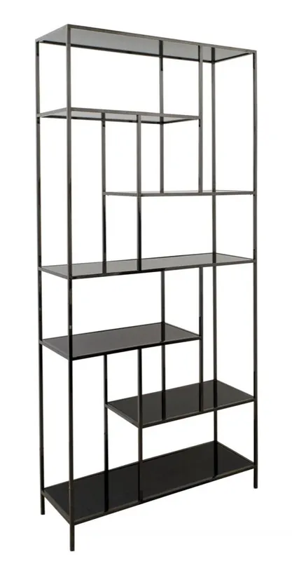 Rabatt Casa Padrino armario de la estantería de lujo 98 x 35 x H. 210 cm - Muebles de Sala de Diseño
