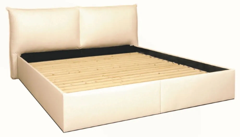 Nur Für Kurze Zeit Casa Padrino Cama Blanco - Muebles de Dormitorio de Cuero Genuino