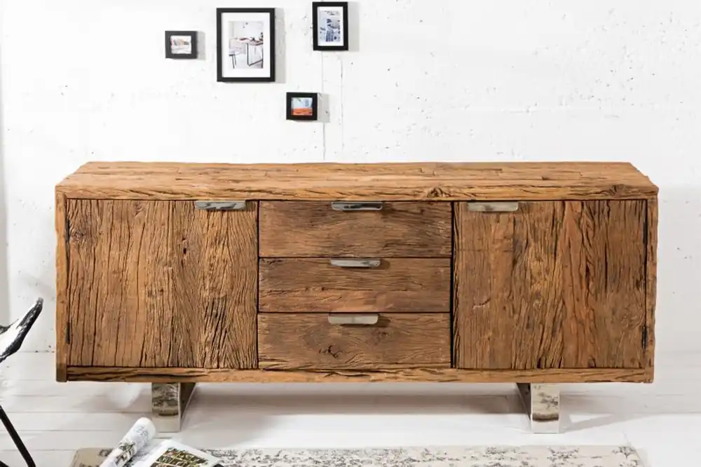 Aparador de lujo Casa Padrino W.160 x H.75 x T.40 - Mueble de televisión - cómoda - Hecho a mano de madera maciza! Sonderangebot