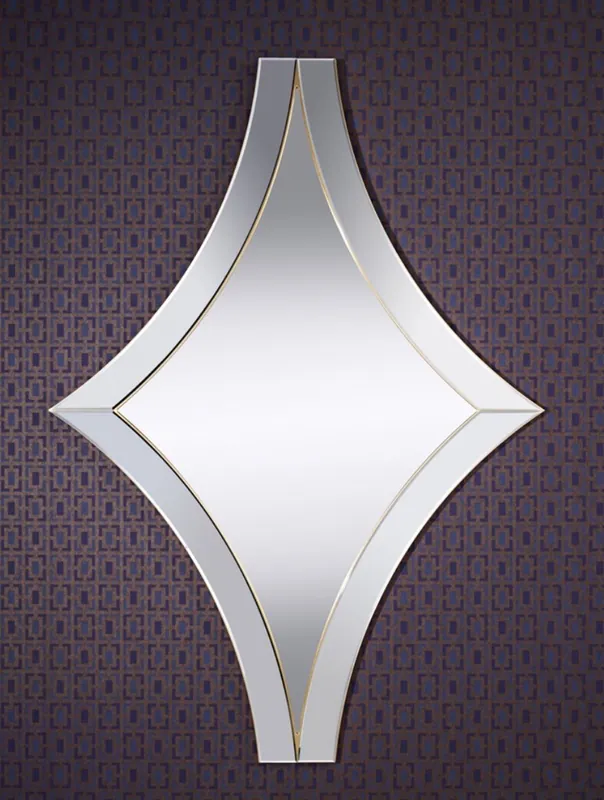 Casa Padrino espejo de pared / espejo de lujo oro 107 x H. 151 cm - Calidad de Lujo Neu Im Sortiment