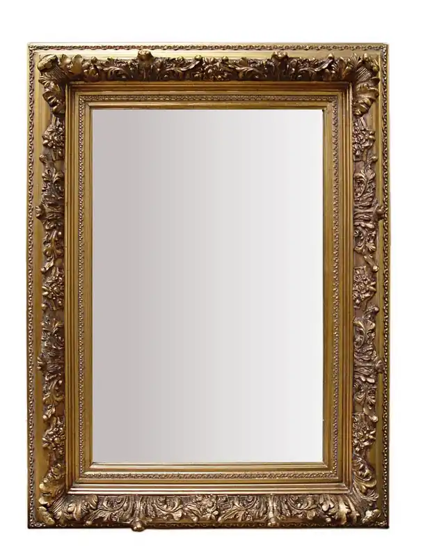 Espejo de pared barroco Casa Padrino Altura dorada 150 cm, ancho 60 cm - noble y suntuoso Billig