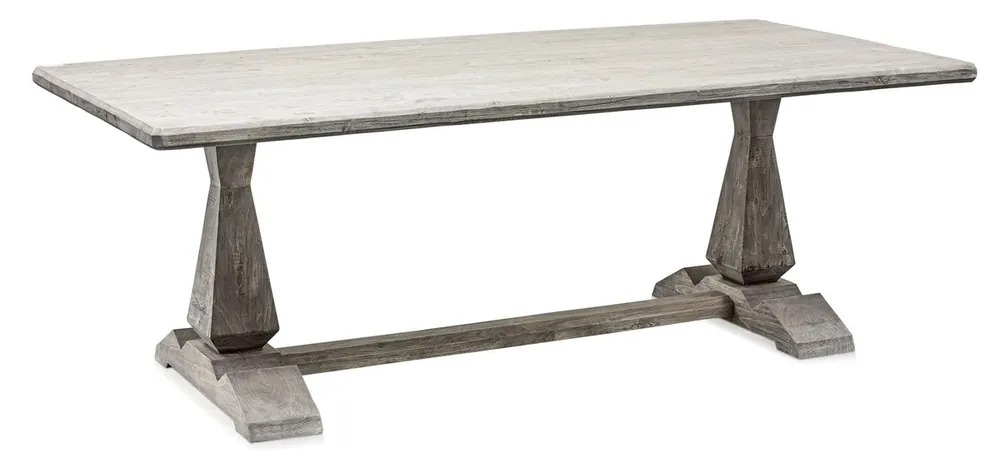 Sonderangebot Casa Padrino mesa de comedor gris - Muebles de Lujo