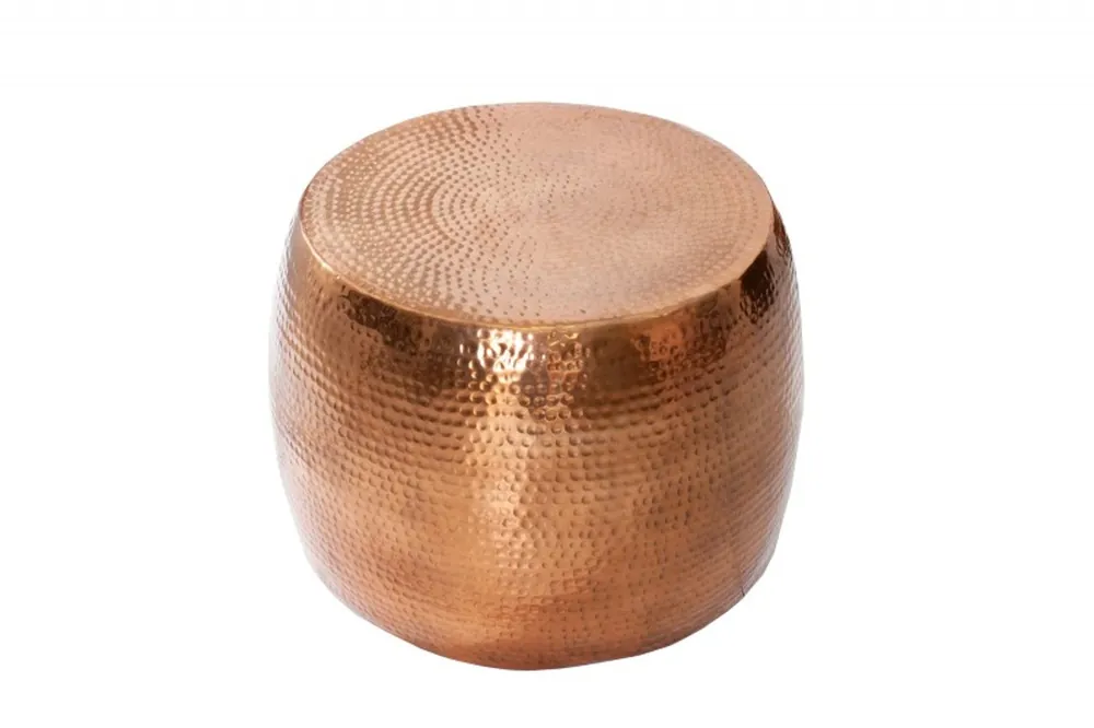 Mesa de centro de lujo Casa Padrino cobre 60 cm aluminio - salón mesa de salón - único Heißes Angebot