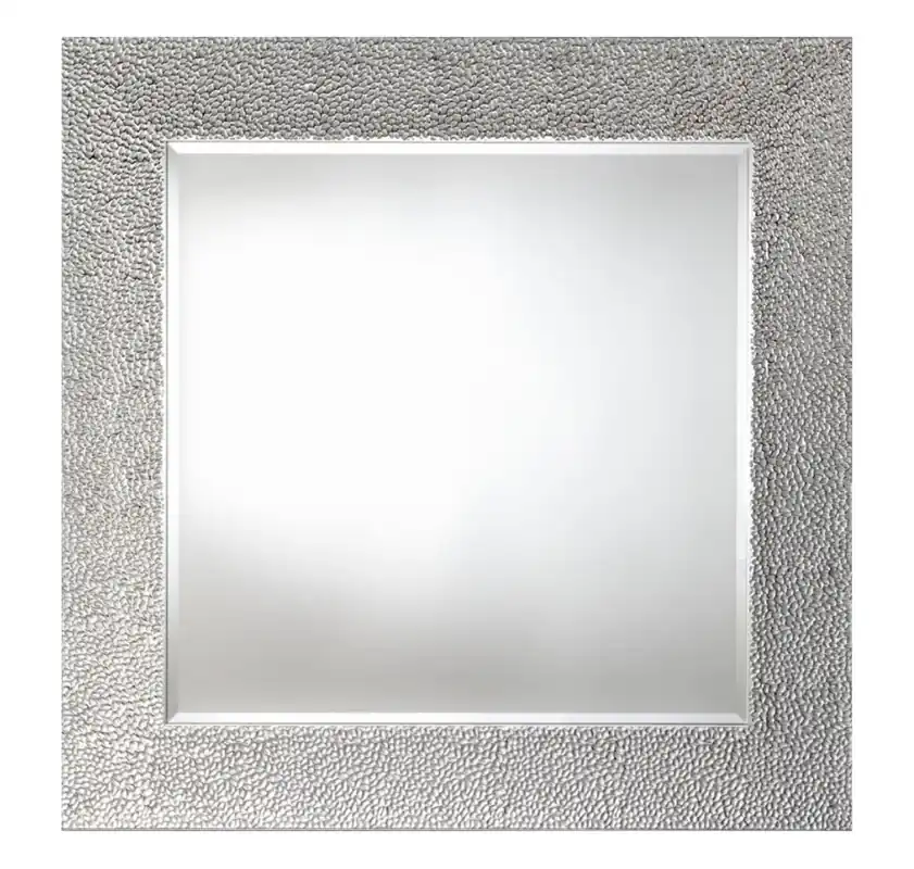 Casa Padrino espejo de sala de estar plata 102 x H. 102 cm - Colección de Lujo Expressversand