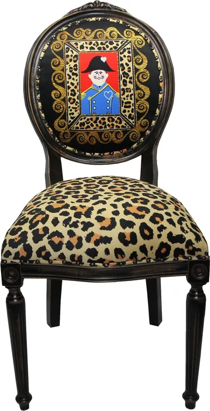 Silla de comedor barroca Casa Padrino sin brazos Lord - Silla de diseño - Edición limitada Mega-Angebot