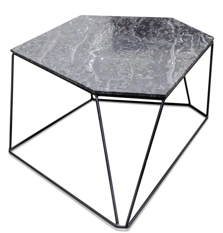 Casa Padrino mesa de centro de diseño negro 89 x 54 x H. 30 cm - Mesa de Centro de Lujo con Tablero de la Mesa Must-Have