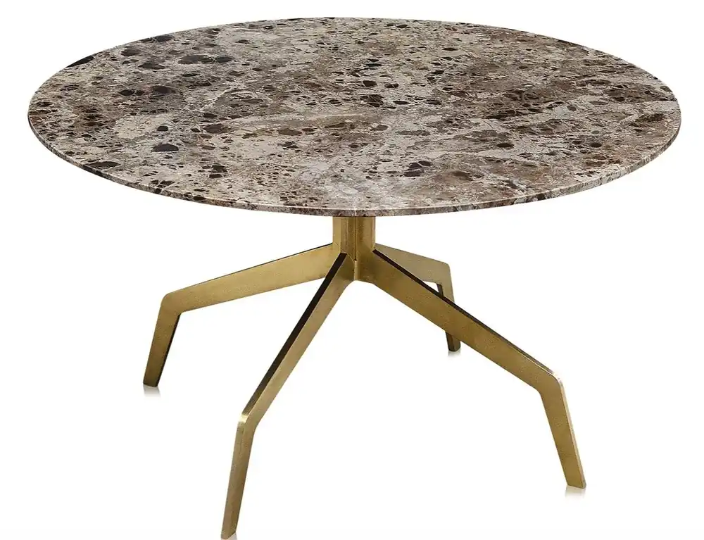 Casa Padrino mesa de centro de lujo oro Ø 70 x H. 40 cm - Muebles de Salón de Lujo Direktkauf