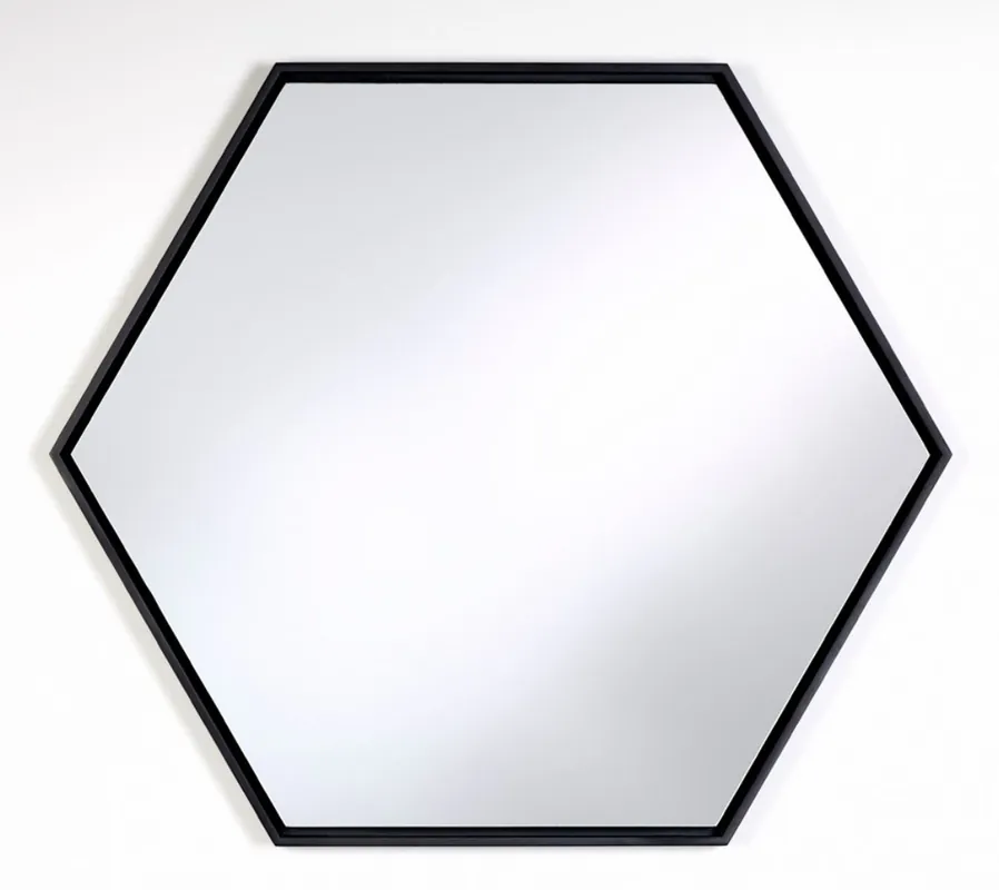 Casa Padrino espejo de lujo con marco de madera negro 52 x H. 45 cm - Espejo de Pared de Salón Sonderangebot
