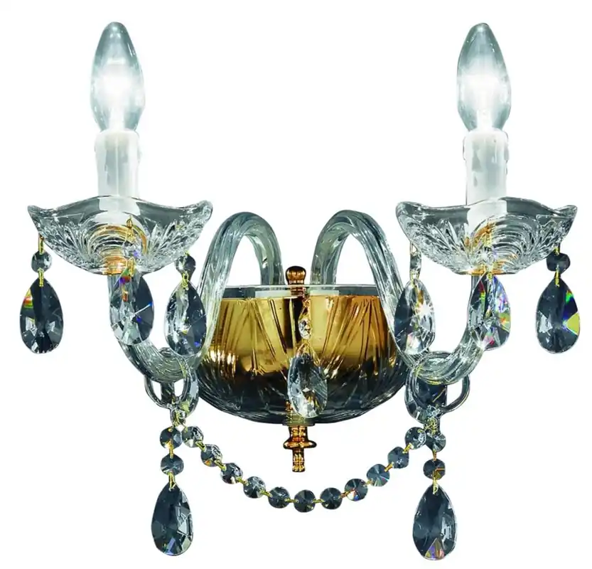 Neu Im Sortiment Casa Padrino lámpara de pared de estilo barroco oro 35 x 32 x H. 25 cm - Muebles y Accesorios de Estilo Barroco