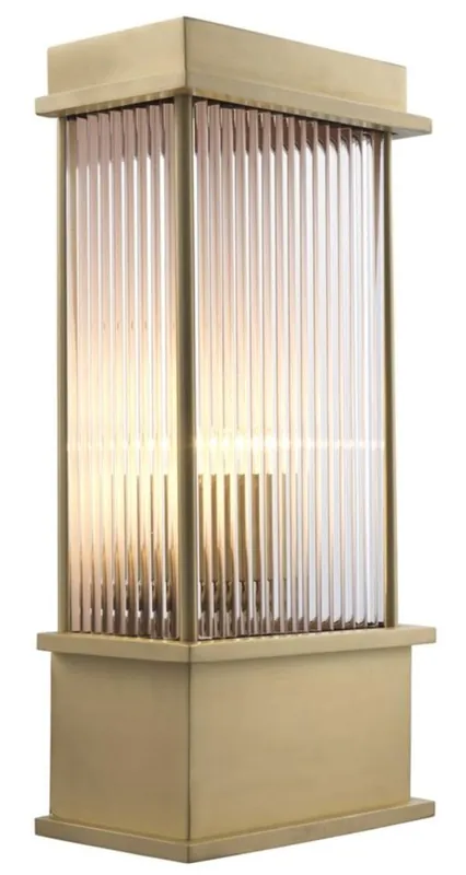Preis Gesenkt Casa Padrino lámpara de pared latón 20 x 12 x H. 43 cm - Muebles de Hotel y Restaurante de Lujo