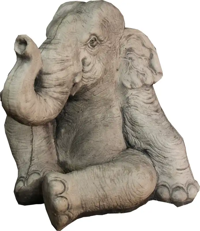 Preis Gesenkt Casa Padrino Luxury Sculpture Gorilla Cemento Gris 60 x 50 x H. 74 cm - Edición limitada