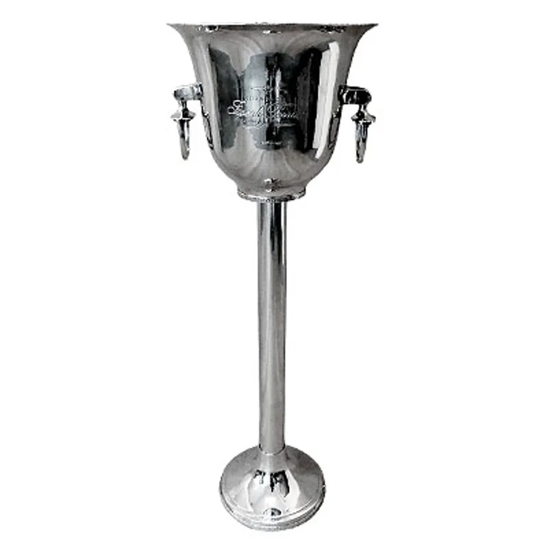 Top-Seller Enfriador de vino masivo de lujo / enfriador de champagne con soporte de latón macizo diseño H 69 cm, ancho 23 cm de Casa Padrino