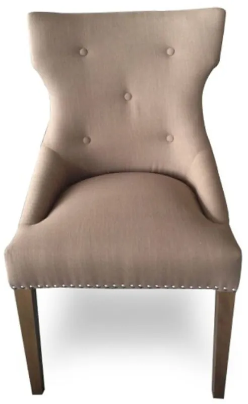 Sofort Bestellen Casa Padrino luxury dining chair taupe / brown 59 x 65 x H. 98 cm - Dining Room Furniture
