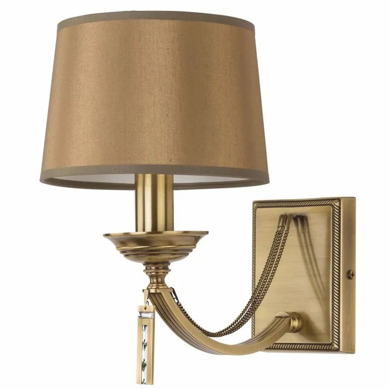 Casa Padrino lámpara de pared barroco de lujo latón con pátina / marrón A. 27 cm Schneller Versand
