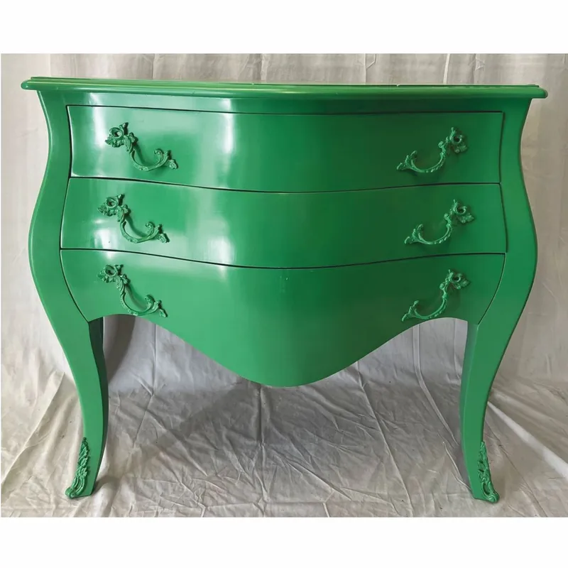 Garantierte Lieferung Casa Padrino cómoda barroco con 3 cajones verde 120 cm - 1B Mercancías