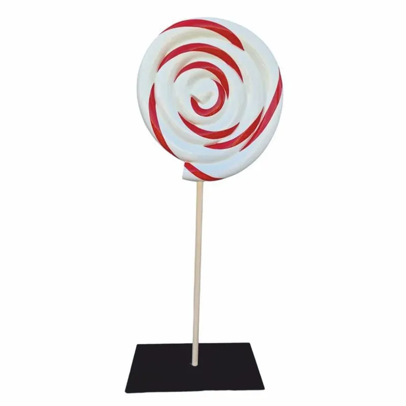 Casa Padrino piruleta decorativo XXL blanco / rojo / negro A. 200 cm - Decoración navideña Jetzt Bestellen