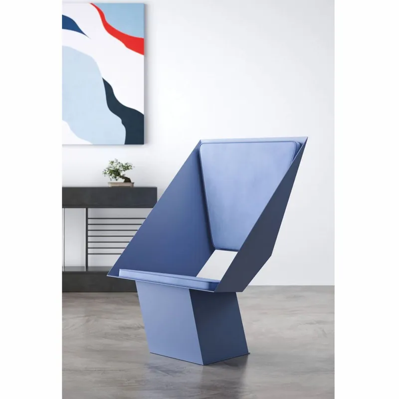 Casa Padrino sillón de metal de salón y hotel de diseño de lujo azul - Hecho en Italia Wochenendangebot