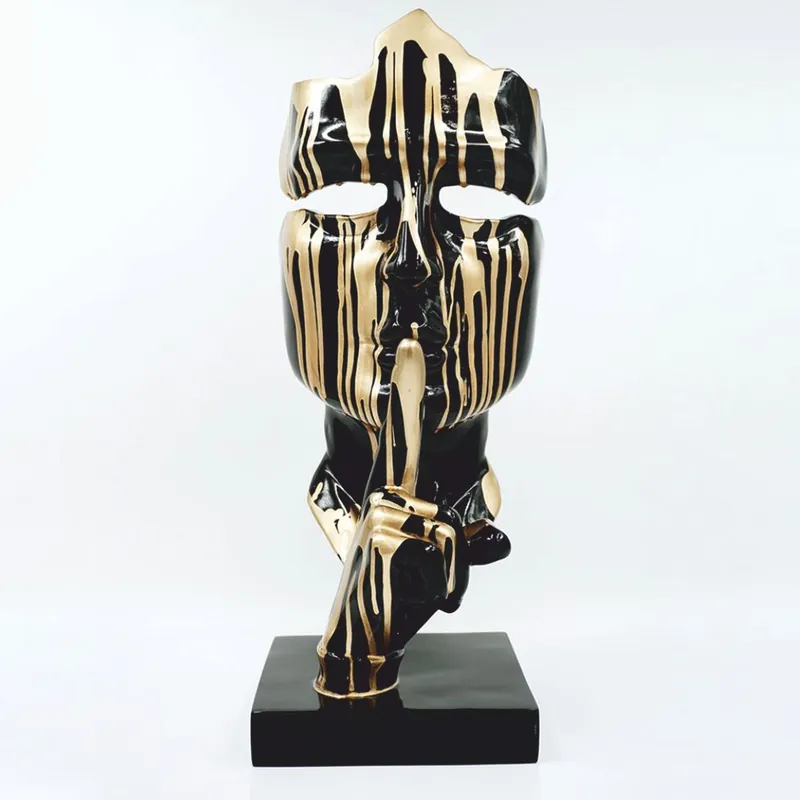 Casa Padrino escultura decorativa negro / oro A. 50 cm - Figuras decorativas Angebot