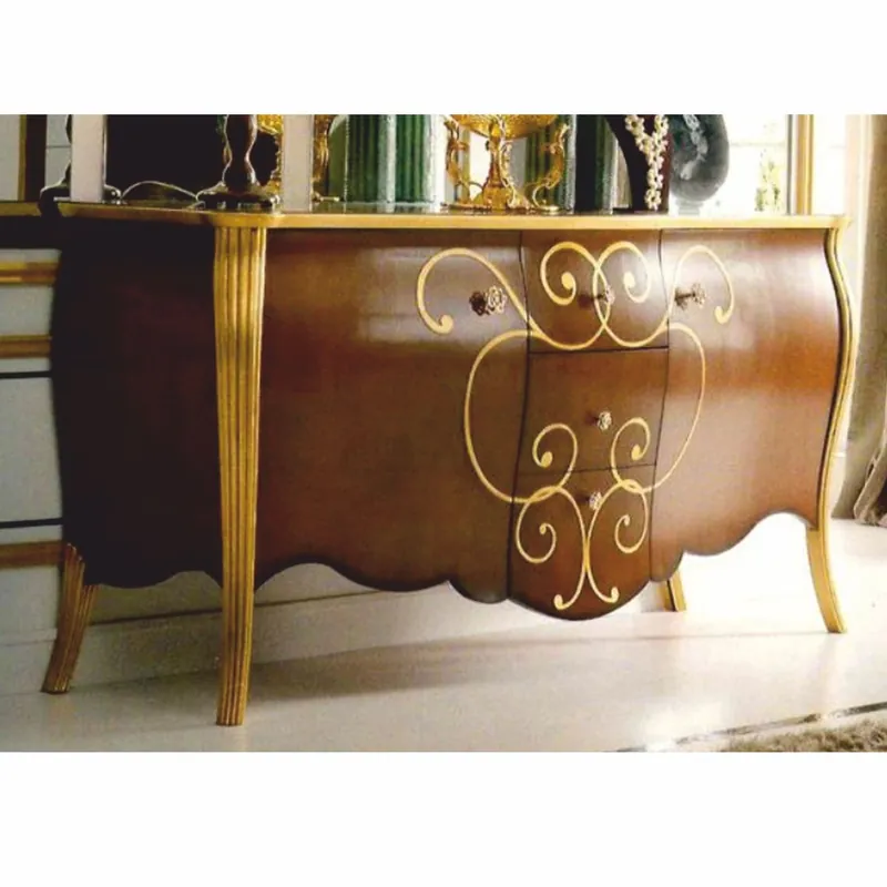 Casa Padrino aparador barroco de lujo marrón / oro 200 cm - Hecho en Italia Aktuell