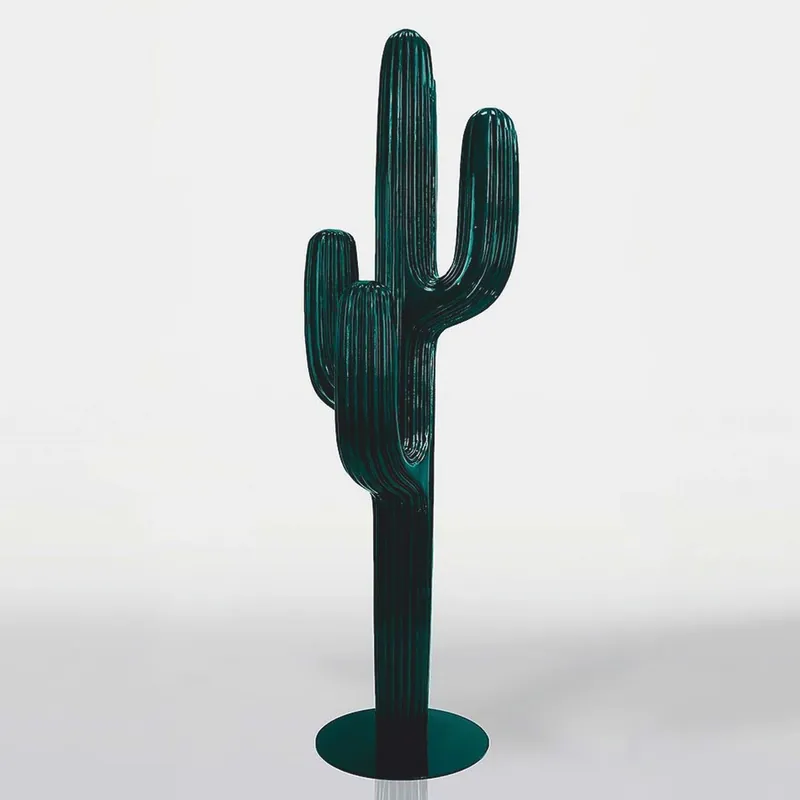 Casa Padrino cactus decorativo XXL verde metalizado A. 195 cm - Decoración de jardín Schneller Versand