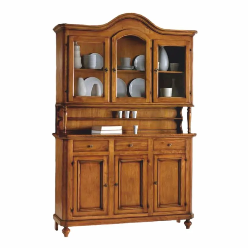 Preisknaller Casa Padrino armario de comedor de estilo campestre marrón 158 x 47 x A. 230 cm - Muebles de comedor