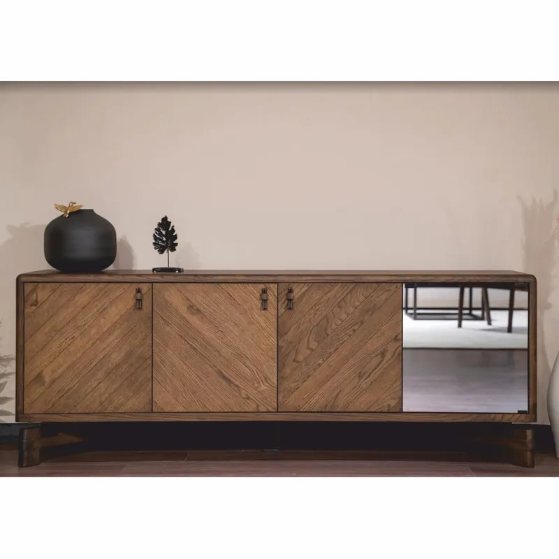 Casa Padrino aparador de lujo con 4 puertas marrón 210 cm - Muebles de lujo Saisonangebot