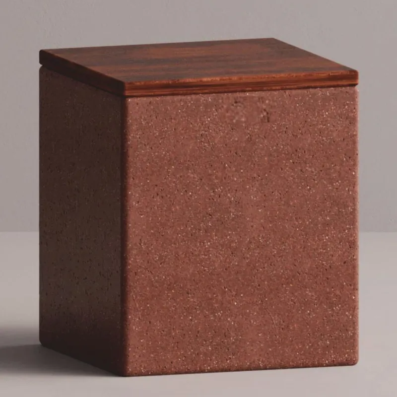 Top-Preis Casa Padrino taburete de lujo marrón / marrón oscuro 40 x 40 x A. 47 cm - Muebles de hormigón