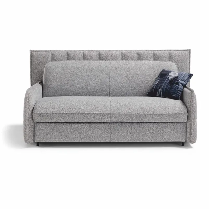 Casa Padrino sofá cama de lujo gris 220 cm - Sofá de salón plegable Highlight
