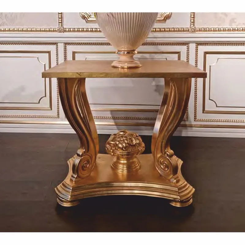 Casa Padrino mesa auxiliar barroco de lujo oro A. 69 cm - Hecho en Italia Direkt Vom Hersteller
