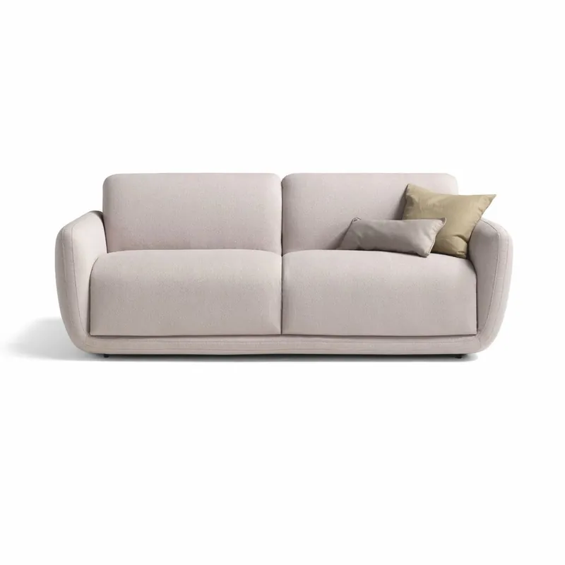 Casa Padrino sofá cama de lujo gris claro 222 cm - Sofá de salón plegable Nur Heute
