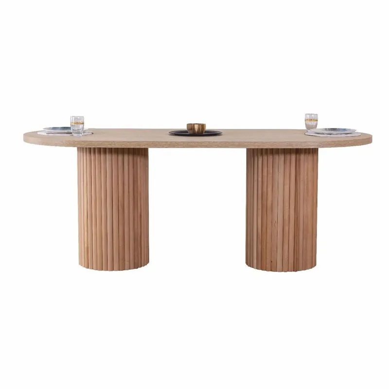 Schnäppchen Casa Padrino Mesa de Comedor de Lujo Natural 180 cm - Muebles de Comedor
