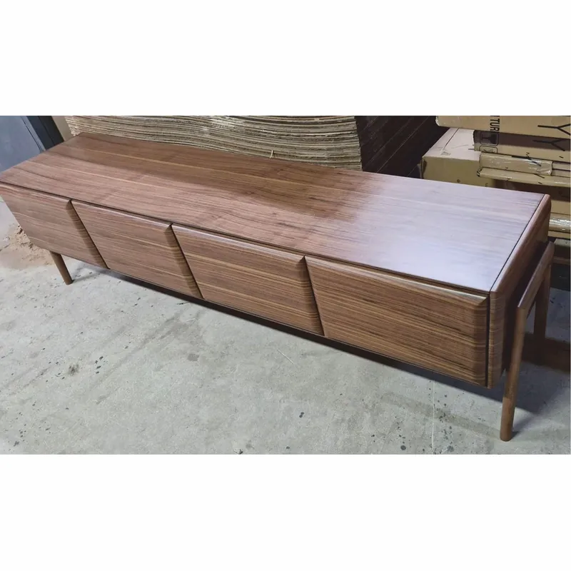 Casa Padrino gabinete de TV de lujo con 4 puertas marrón 220 cm - Muebles de salón Mega-Angebot