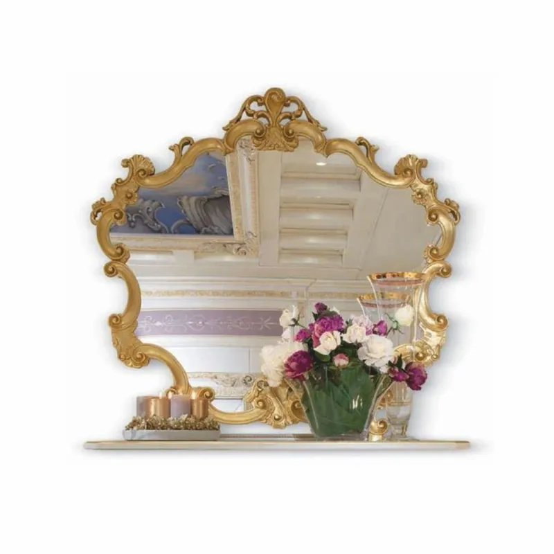 Preiswert Casa Padrino espejo barroco de lujo oro 143,5 cm - Hecho en Italia