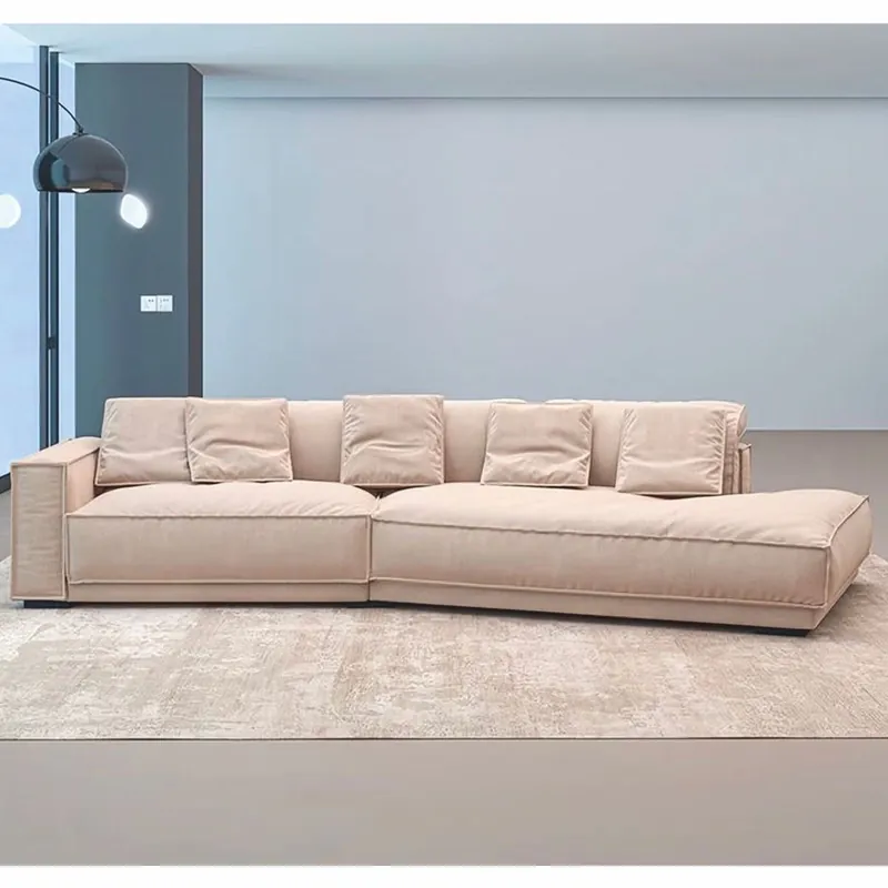 Abverkauf Casa Padrino sofá de salón y hotel de lujo lado izquierdo beige 320 cm - Muebles de lujo