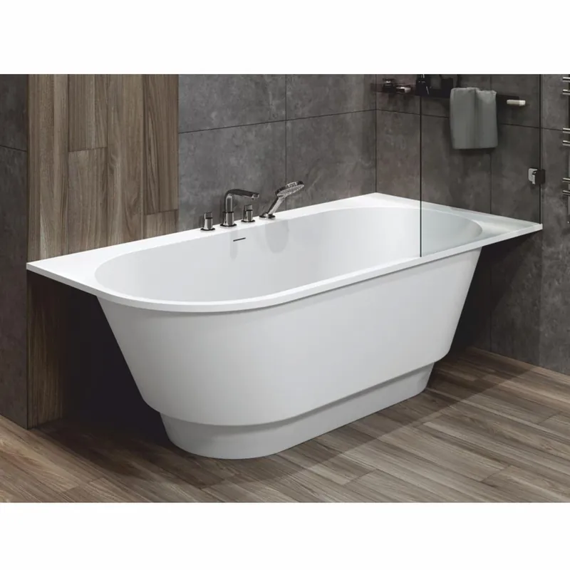 Neue Ware Casa Padrino bañera de lujo independiente blanco mate 190 cm - Muebles de baño