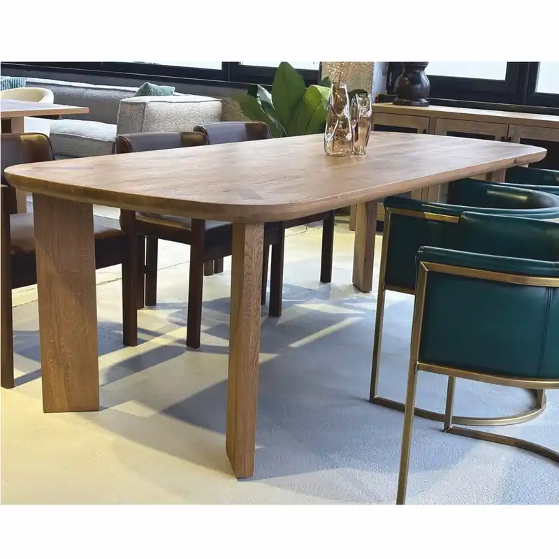 Must-Have Casa Padrino mesa de comedor de lujo de roble marrón 240 cm - Muebles de comedor