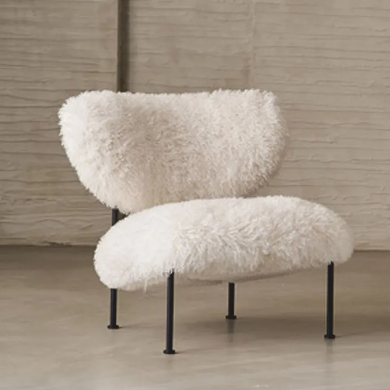 Heißes Angebot Casa Padrino sillón de lujo blanco / negro A. 77 cm - Muebles de hotel y salón