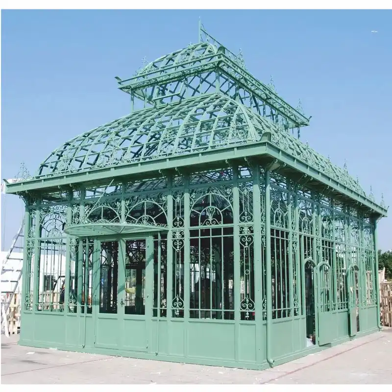 Rabatt Casa Padrino casa de jardín Art Nouveau verde claro 1000 x 700 x A. 1000 cm