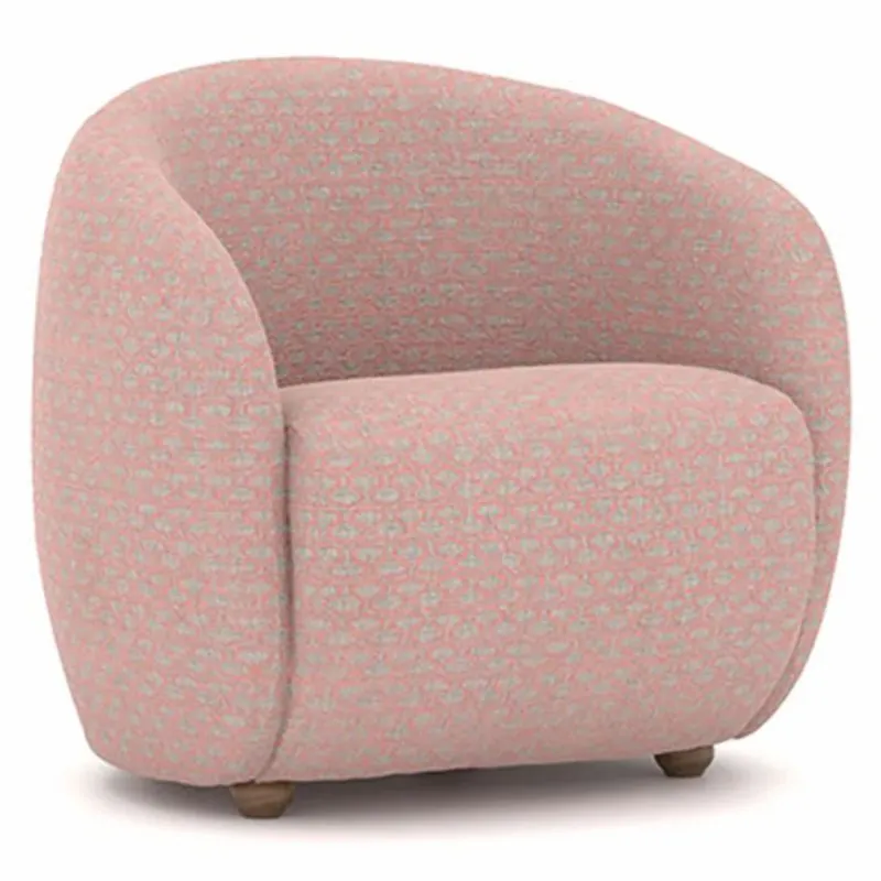 Casa Padrino sillón de lujo rosa / gris / marrón - Muebles de salón y hotel Super-Preis