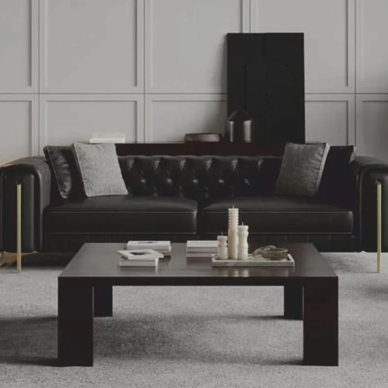 Casa Padrino mesa de centro de lujo marrón oscuro 140 cm - Muebles de salón y hotel Ausverkauf