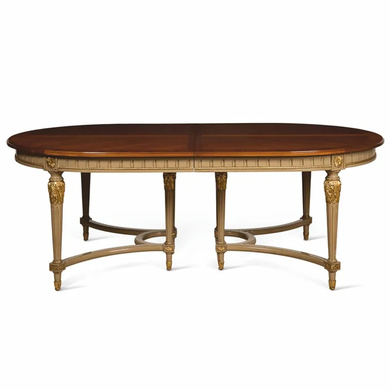 Casa Padrino mesa de comedor barroco de lujo marrón / gris / oro 220-340 cm - Muebles barrocos - Hecho en Italia Beliebt