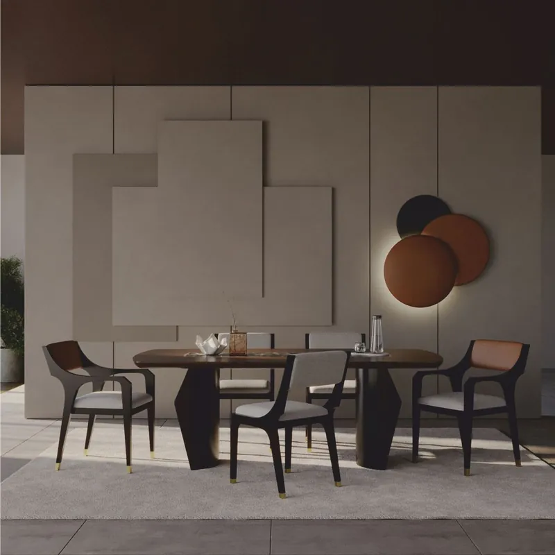 Casa Padrino conjunto de comedor de lujo - 1 mesa y 6 sillas - Muebles para hoteles y comedores Top-Angebot