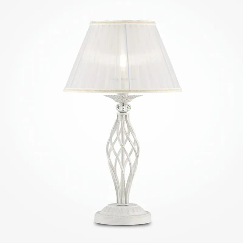 Casa Padrino lámpara de mesa Art Nouveau blanco antiguo / blanco A. 56 cm - Lámparas Barrocos y Art Nouveau Sonderangebot