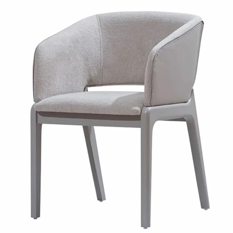 Casa Padrino silla de comedor de lujo con reposabrazos gris A. 81 cm - Muebles de comedor Schnäppchen