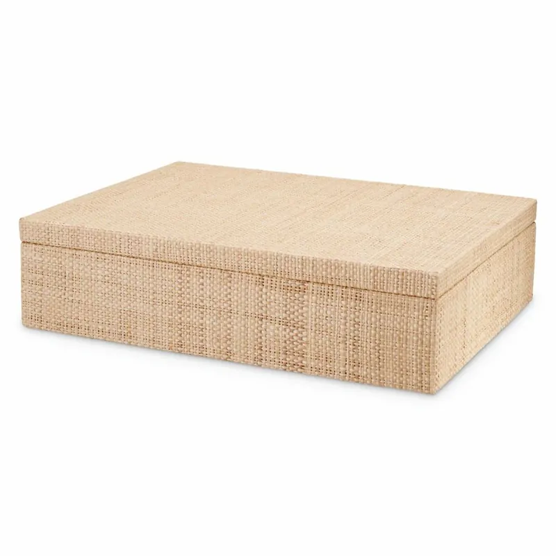 Casa Padrino caja de almacenaje de lujo natural 40 cm - Accesorios de lujo Schnäppchen